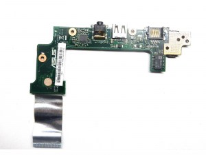 Дополнительная плата кнопки включения, USB, Audio, LAN X101CH_IO Rev:2.1 с шлейфом для ноутбука Asus X101CH